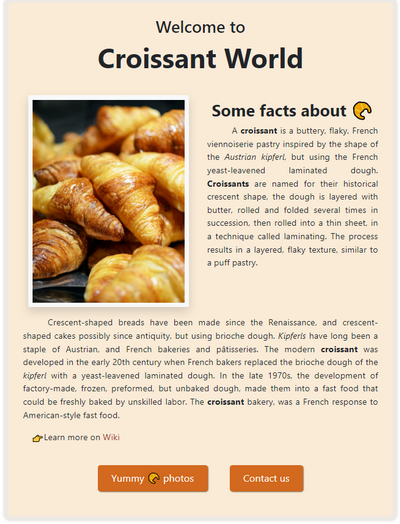 croissant page preview